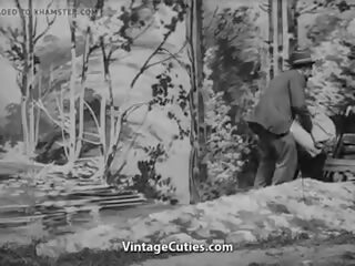 Prvý vintáž hardcore jebanie klip 1900s 1900s retro