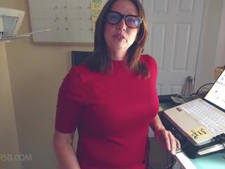 A attractive grown MILF gets a Visit to Her Office from a suitor in it but He Finds that His Coworker is a Nymphomanic Nora 2