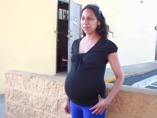 妊娠した street-41 年 古い ととも​​に second pregnancy: x 定格の フィルム f7