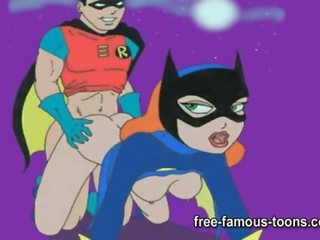 Batman với catwoman và batgirl truy hoan