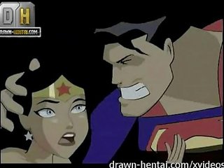 Justice league x 額定 電影 - superman 為 懷疑 女人
