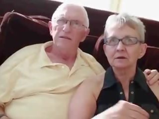 Granny & Husband Invite a Young Stud to Fuck Her: x rated video 4e