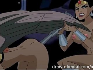 Justice league hentai - două pui pentru batman penis