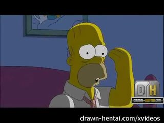 Simpsons seks wideo - dorosły film noc